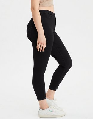 Женские джинсы American Eagle AE Dream Curvy High-Waisted Jegging Crop — фото 4