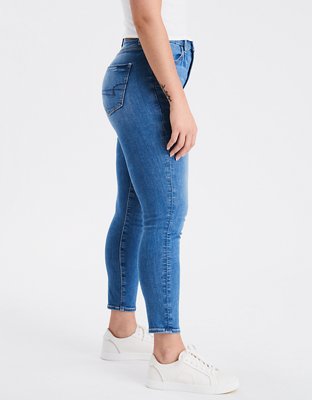 Женские джинсы American Eagle AE Ne(x)t Level Curvy Super High-Waisted Jegging Crop — фото 3