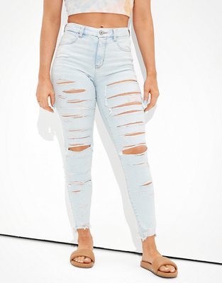 AE Ne(x)t Level Ripped Curvy High-Waisted Jegging Crop