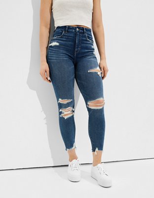 AE Ne(x)t Level Ripped Curvy Super High-Waisted Jegging Crop