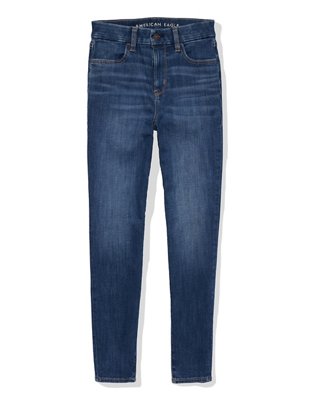 Calça American Eagle Hi Rise Jegging Jeans Azul Original - AL1068