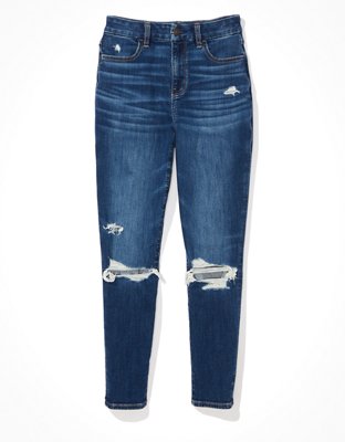 AE Ne(x)t Level Ripped Curvy High-Waisted Jegging Crop