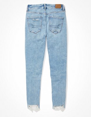 AE Next Level Ripped Curvy High-Waisted Jegging Crop