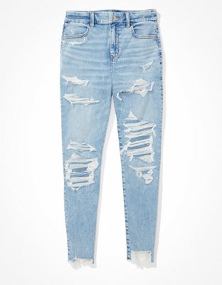 AE Ne(x)t Level Ripped Curvy Super High-Waisted Flare Jean