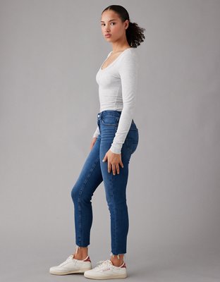 AE Next Level Curvy High-Waisted Jegging Crop