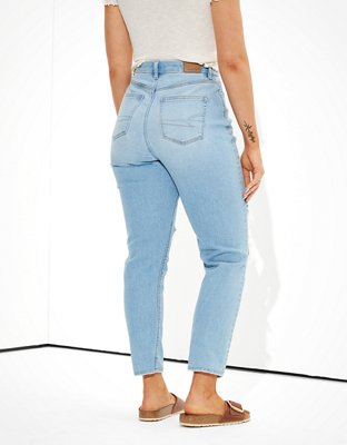 AE Stretch Ripped Curvy Mom Jean