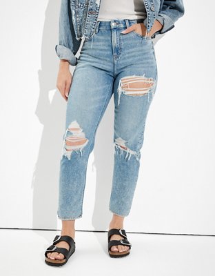 American eagle deals curvy mom jeans