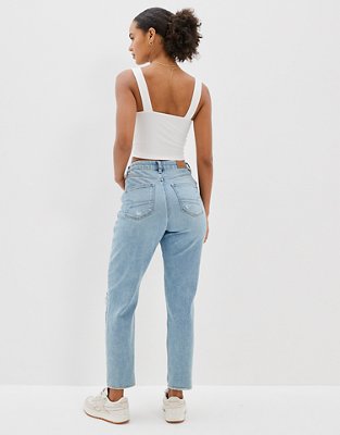 BDG High-Waisted Kick Flare Jean – Distressed Light Wash