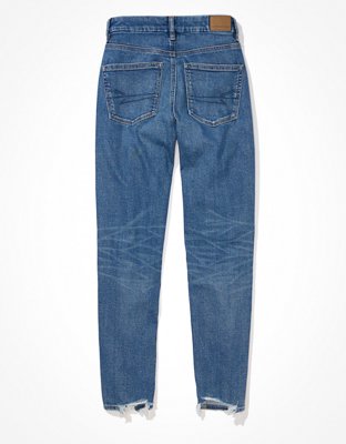 AE Stretch Ripped Curvy Mom Jean