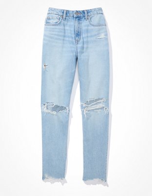 AE The Dream Jean Curvy High-Waisted Jegging  Curvy jeans, Cute ripped  jeans, Diy ripped jeans