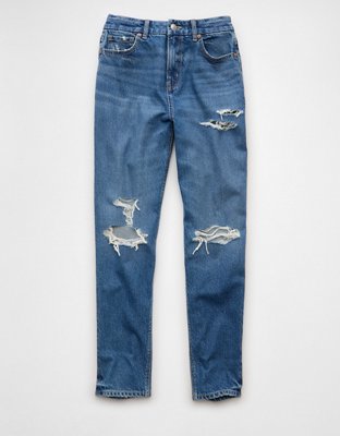 AE Strigid Curvy Ripped Mom Jean
