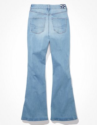 AE Ne(x)t Level Ripped Curvy Super High-Waisted Flare Jean