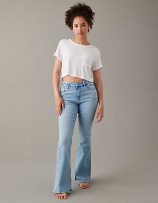 Curvy store flare jeans