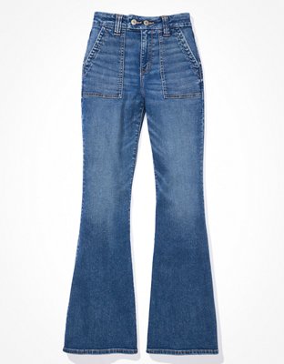 AE Next Level Curvy Patched High-Waisted Jegging