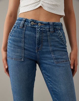 FitsYou 3-Sizes-in-1 Extra High-Waisted Flare Jeans for Women