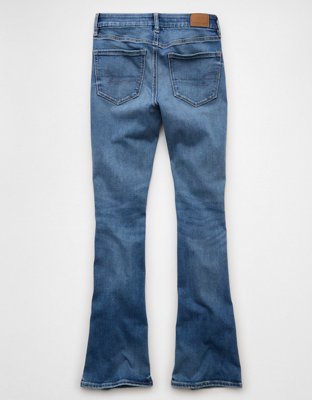 AE Next Level Curvy Ripped High-Waisted Skinny Kick Jean