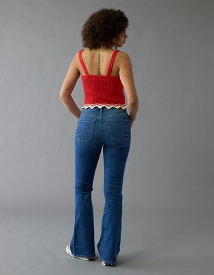 AE Next Level Curvy Super High-Waisted Flare Jean
