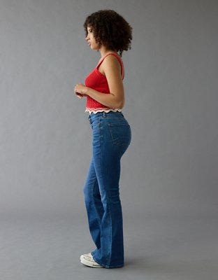 AE Next Level Curvy Super High-Waisted Flare Jean