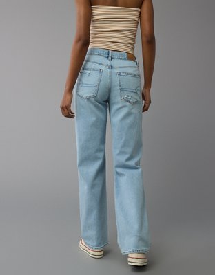 AE Strigid Ripped High-Waisted Stovepipe Jean