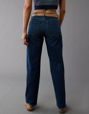 AE Stretch High-Waisted Stovepipe Utility Jean