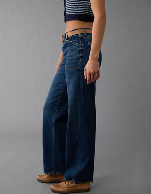 AE Stretch High-Waisted Stovepipe Utility Jean