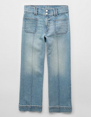 AE Stovepipe Crop Jean Stretch Cintura Alta