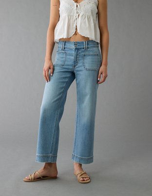 AE Stretch High-Waisted Stovepipe Crop Jean