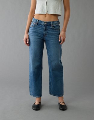 AE Stretch High-Waisted Stovepipe Crop Jean
