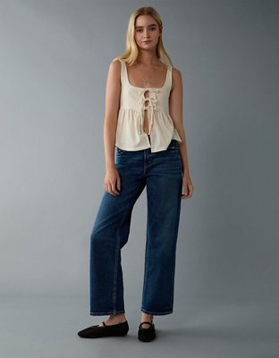 AE Stretch High-Waisted Stovepipe Jean