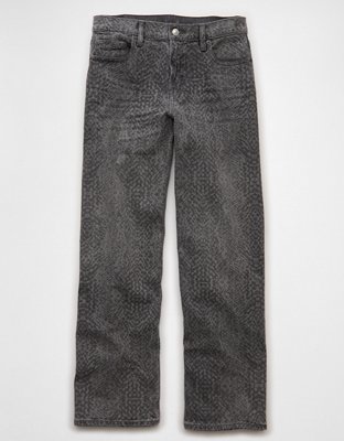 AE Stretch Snake Print High-Waisted Stovepipe Jean