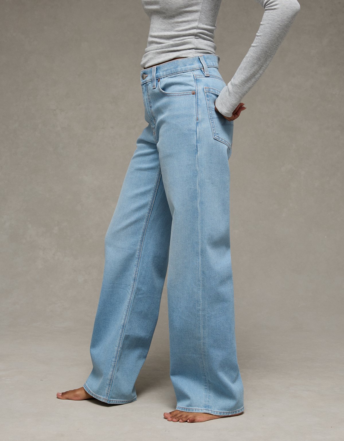 AE Stretch High-Waisted Stovepipe Jean - image 5