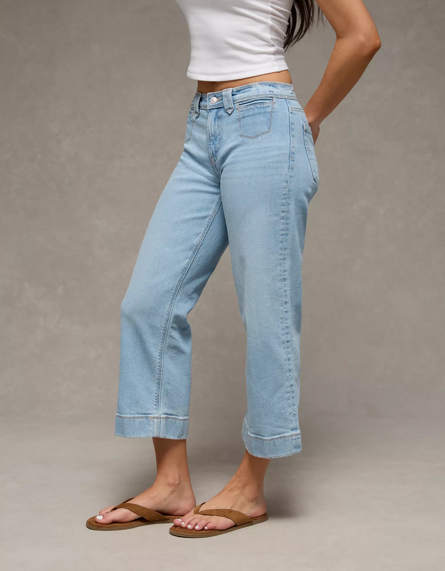 AE High-Waisted Stovepipe Crop Jean - thumbnail 5