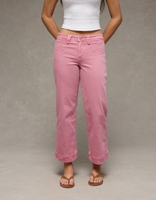 AE Stretch High-Waisted Stovepipe Crop Jean