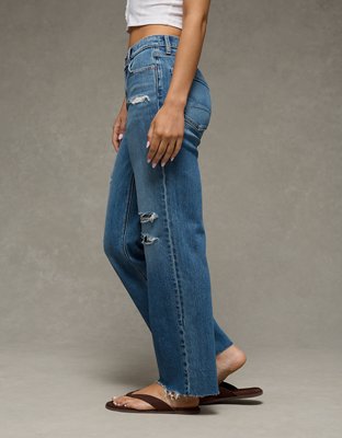 AE Stretch High-Waisted Stovepipe Jean