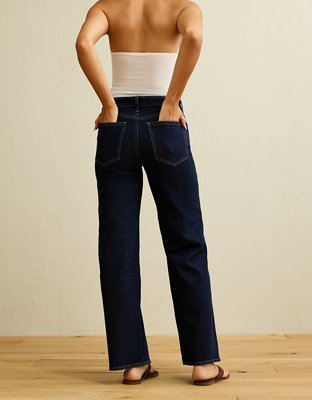 Jean-cigarette à taille haute AE