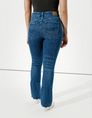 american eagle high waisted bootcut jeans