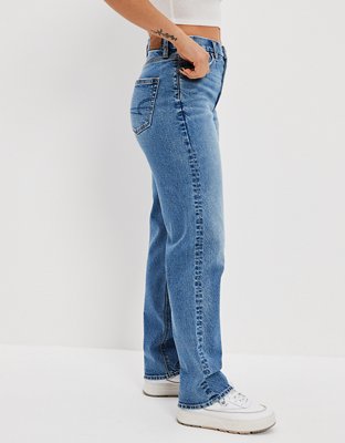 Женские джинсы American Eagle AE Strigid Curvy '90s Straight Jean — фото 4