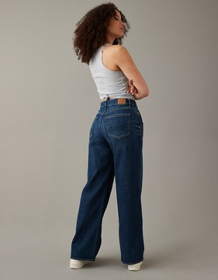 AE Wide-Leg Jean Curvy Holgado Cintura Super Alta