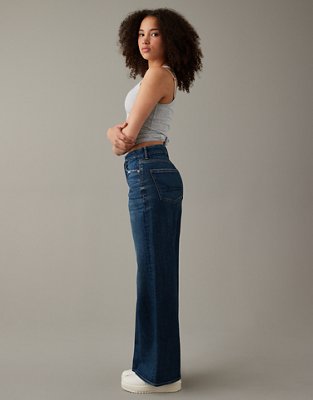 AE Curvy Super High-Waisted Baggy Wide-Leg Jean