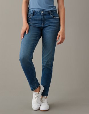 Ae Mid Rise Jeanswomen's Flare Jeans - Mid-rise Stretch Cotton