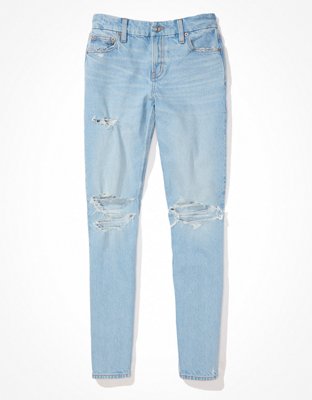 Женские джинсы American Eagle AE Stretch Ripped Curvy '90s Skinny Jean — фото 3