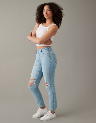 AE Stretch Ripped Curvy '90s Skinny Jean