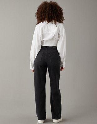 AE Strigid Curvy Super High-Waisted Baggy Straight Jean