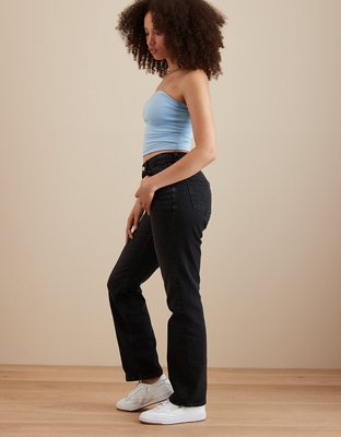 Женские джинсы American Eagle AE Stretch Curvy Straight Jean — фото 4