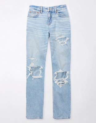 AE Stretch Curvy High-Waisted Straight Jean