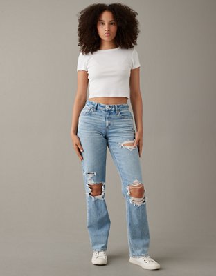 american eagle straight leg jeans