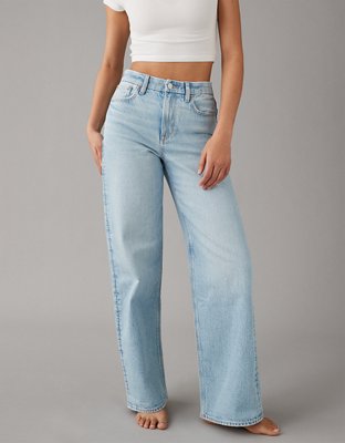 AE Strigid Highest Waist Crossover Baggy Straight Jean