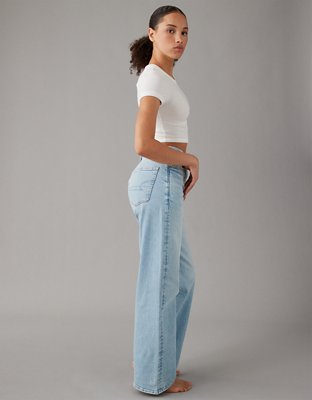 AE Strigid Curvy Super High-Waisted Baggy Straight Jean