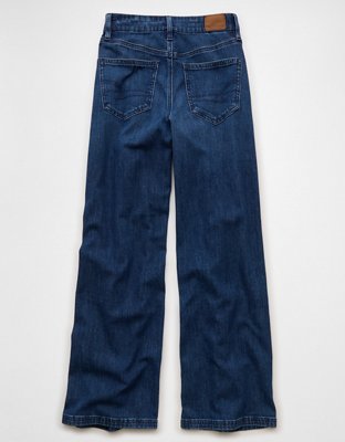 AE Dreamy Drape Stretch Curvy Super High-Waisted Baggy Wide-Leg Jean