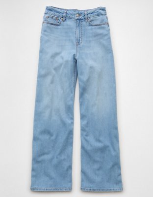 AE Dreamy Drape Stretch Curvy Super High-Waisted Baggy Wide-Leg Jean